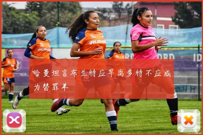 哈曼坦言布兰特应早离多特不应成为替罪羊