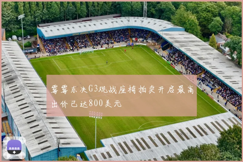 霉霉东决G3观战座椅拍卖开启最高出价已达800美元