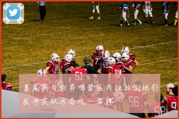 基莱斯与刘弈鸣禁区内拉扯倒地引发冲突双方各吃一黄牌